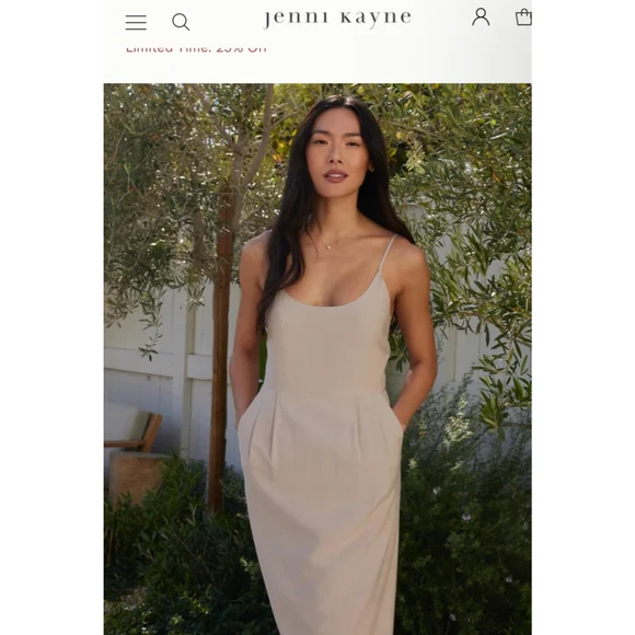 NWT Jenni Kayne Rove Dress Ivory L - Picture 3 of 6